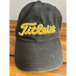 Titleist Iowa Hawkeyes Adjustable Hat Black Gold ’47 Brand Golf Cap